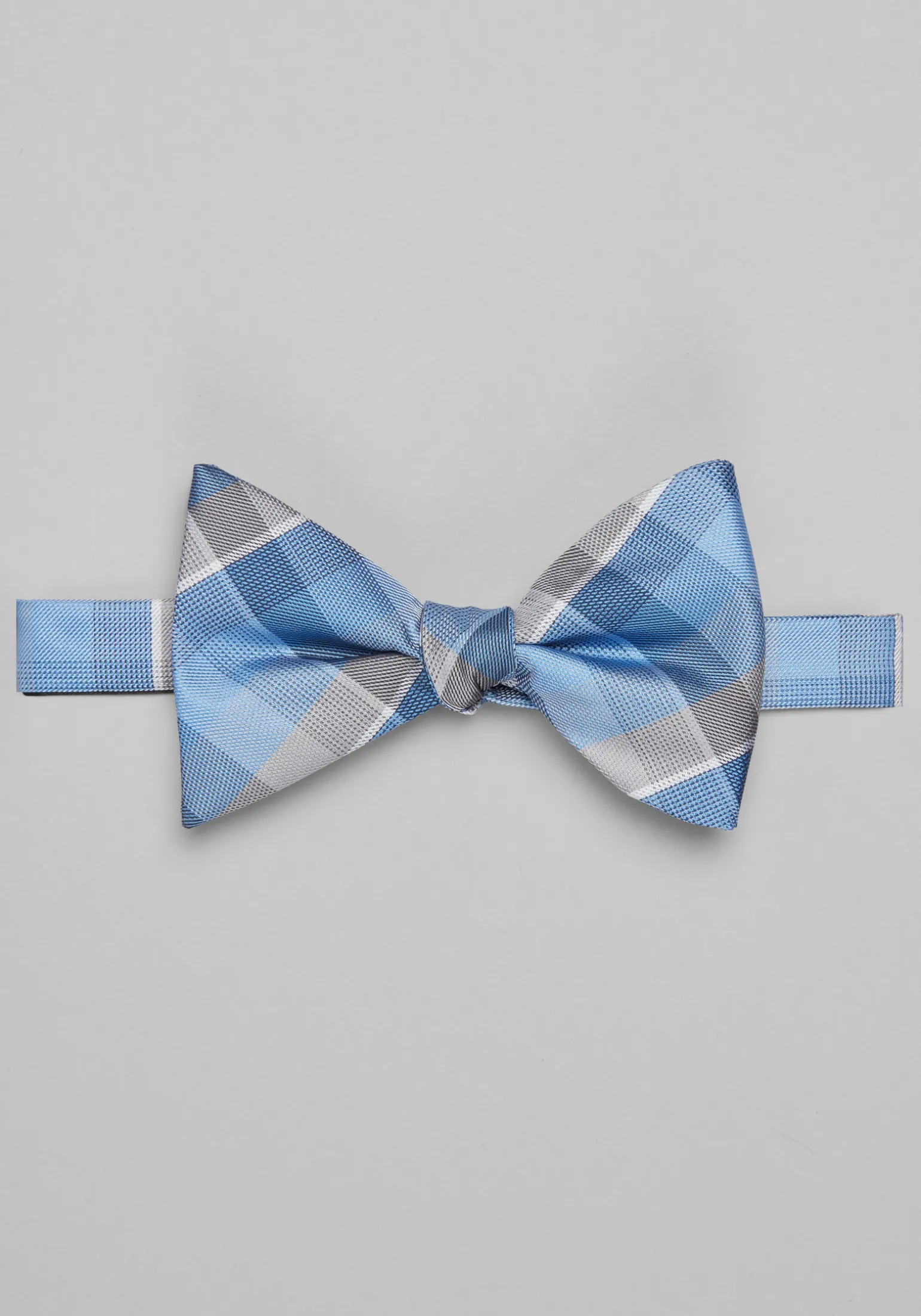 Jos. A. Bank Plaid Pre-Tied Big Bow Tie