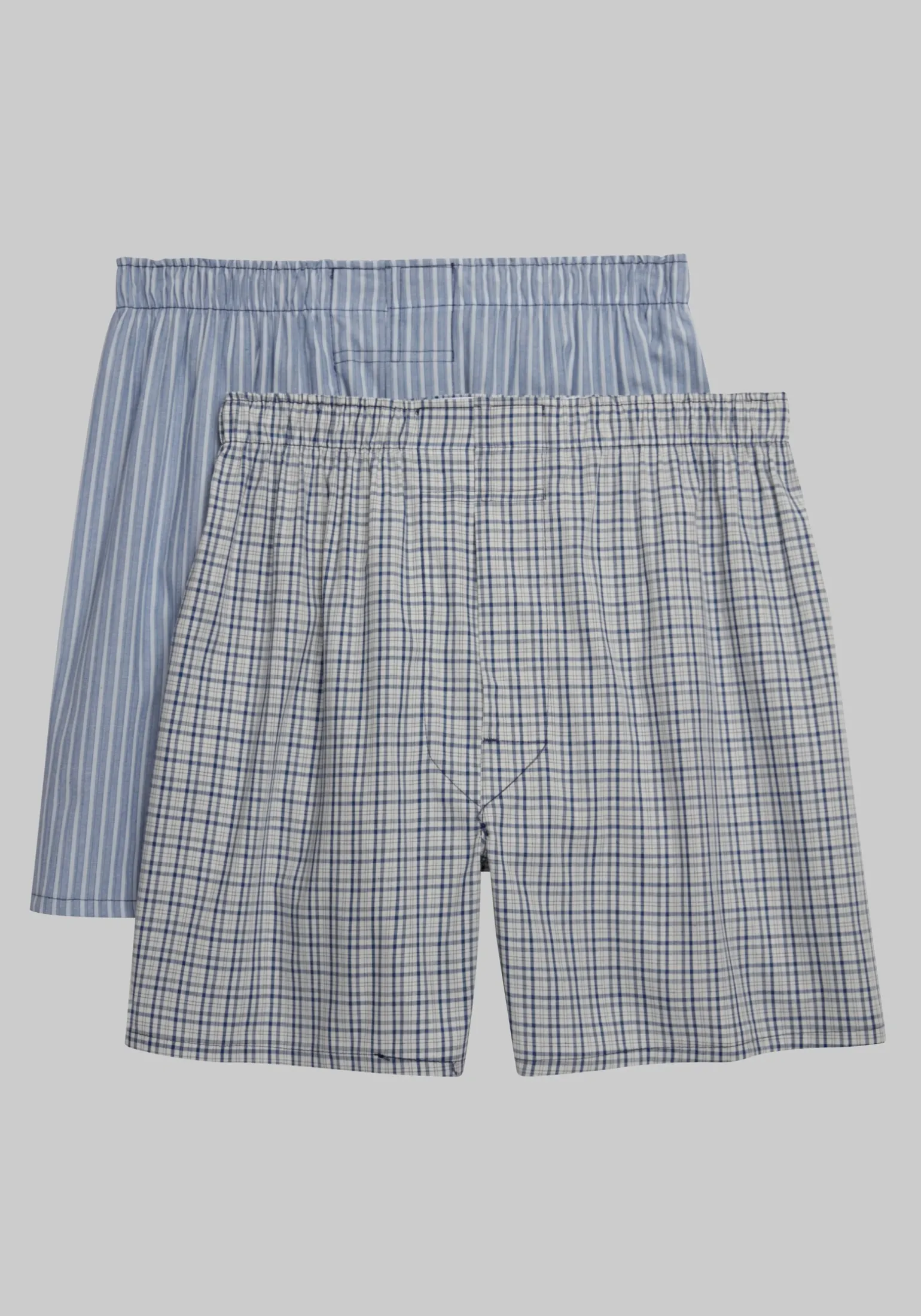 Jos. A. Bank Plaid & Stripe Woven Boxers, 2-Pack