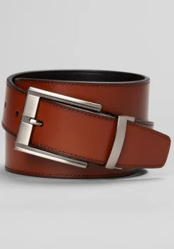 Jos. A. Bank Reversible Cut Edge Leather Belt