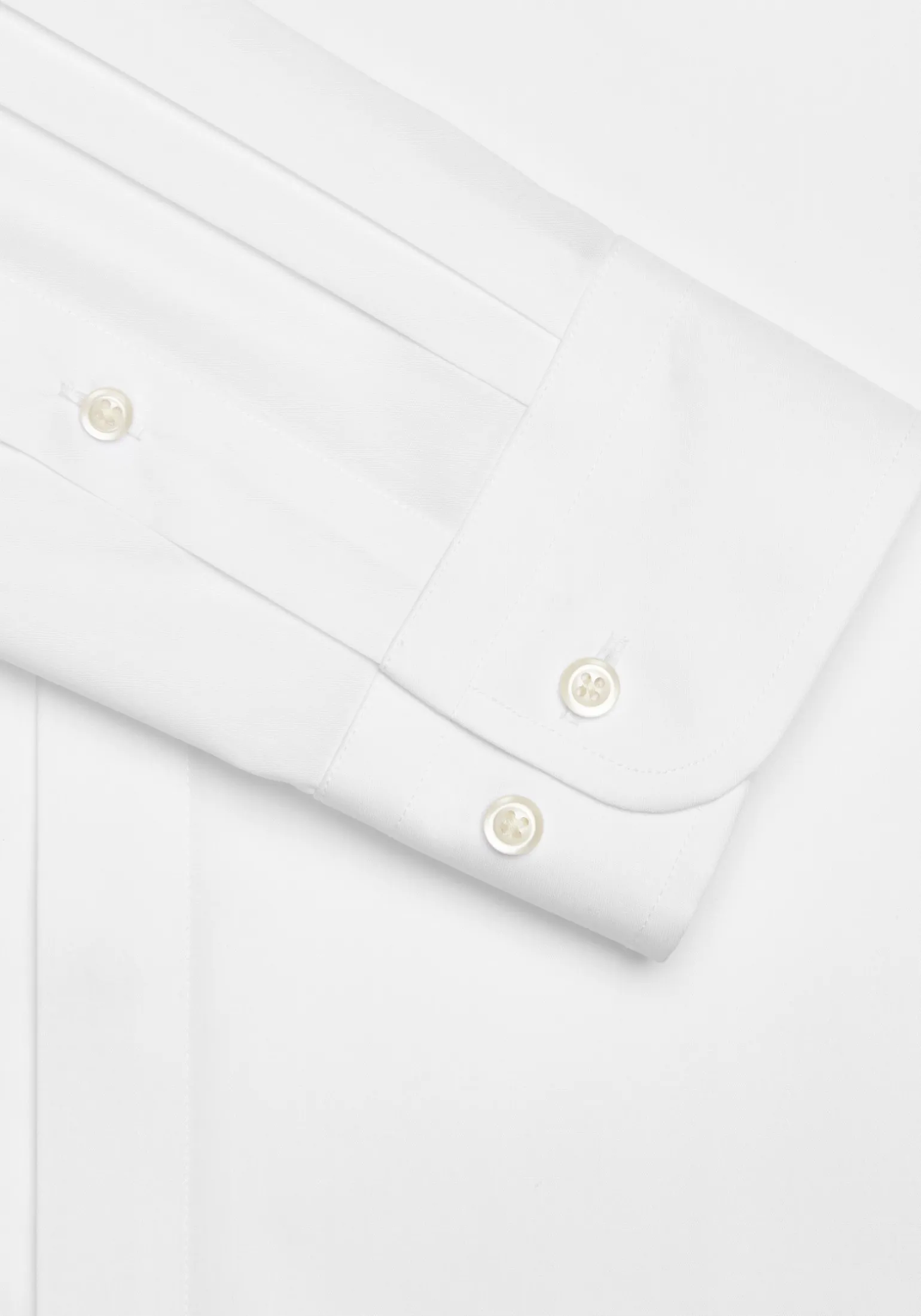 Jos. A. Bank Skinny Fit Spread Collar Covered Placket Solid Dress Shirt