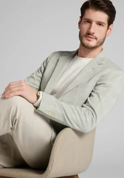 Jos. A. Bank Slim Fit Comfort Stretch Knit Plaid Sportcoat