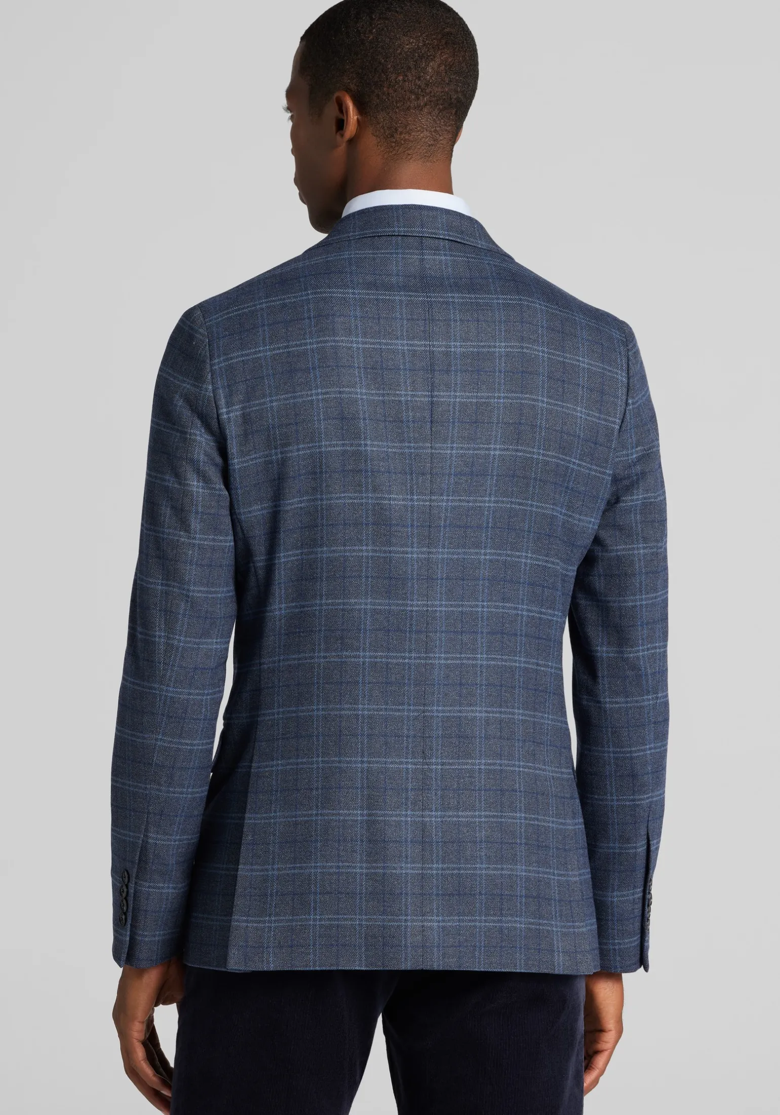 Jos. A. Bank Slim Fit Plaid Comfort Stretch Sportcoat