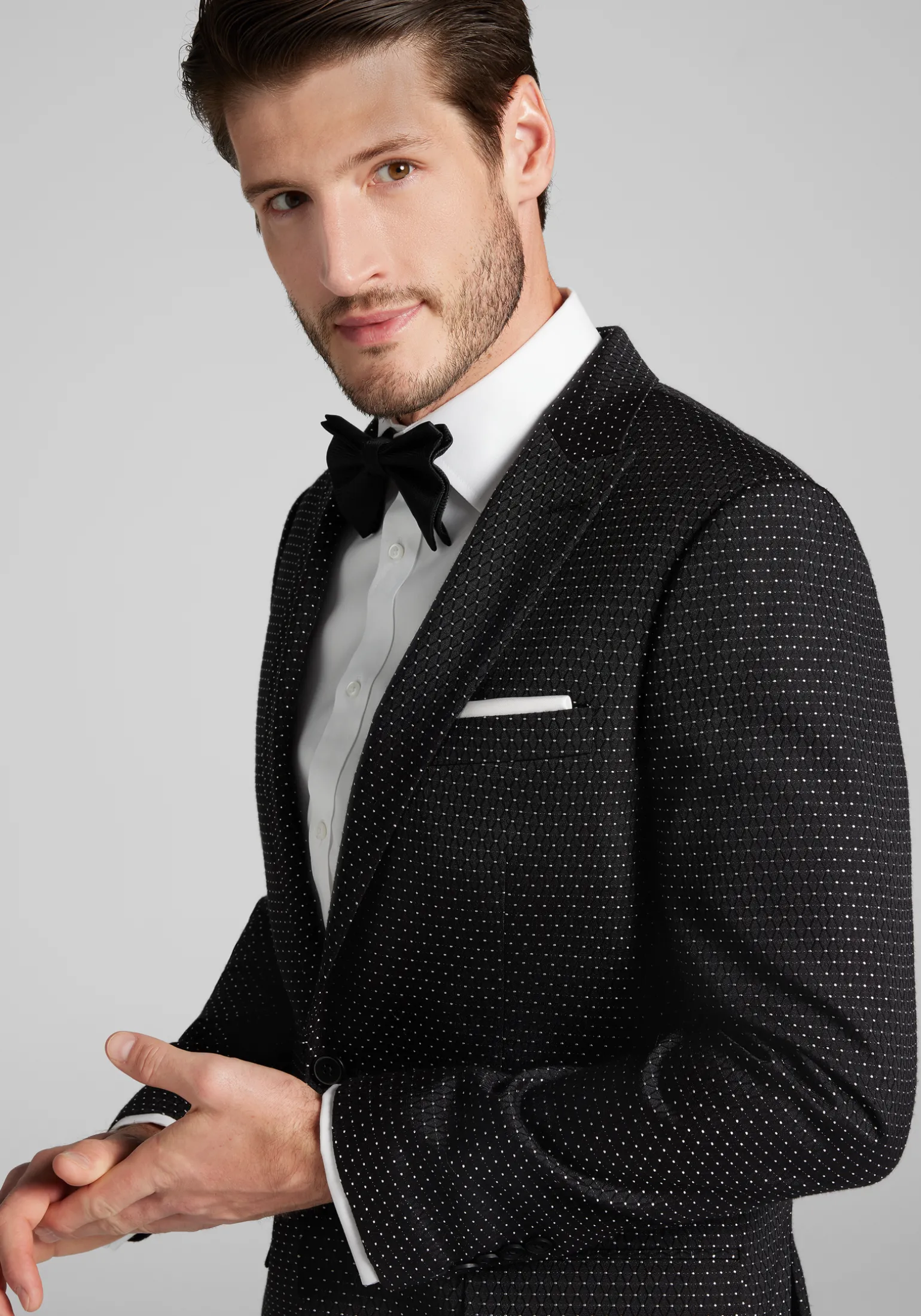 Jos. A. Bank Slim Fit Polka Dot Dinner Jacket