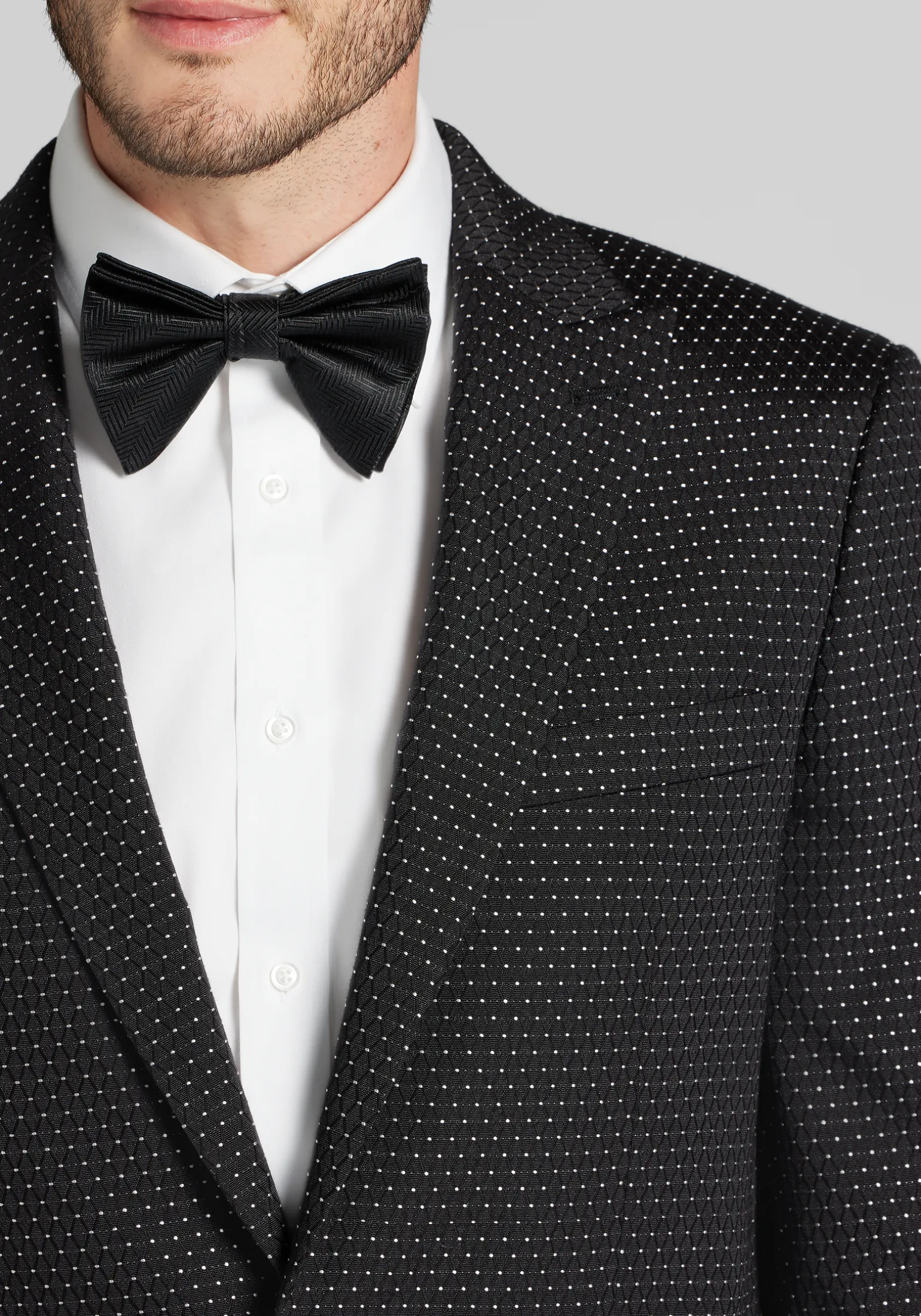 Jos. A. Bank Slim Fit Polka Dot Dinner Jacket