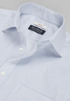 Jos. A. Bank Slim Fit Spread Collar Stripe Dress Shirt