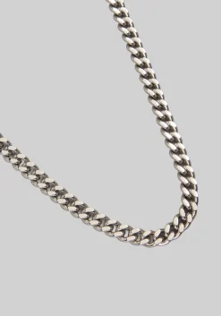 Jos. A. Bank Stainless Steel Curb Chain Necklace, 20-Inch Length