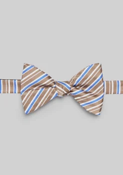 Jos. A. Bank Stripe Pre-Tied Big Bow Tie