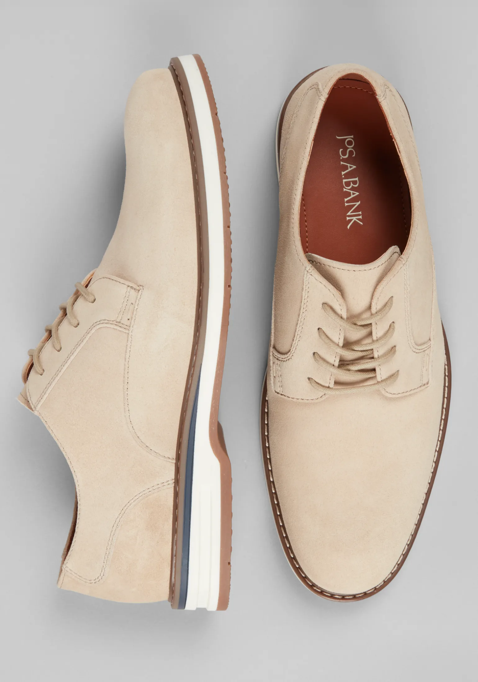 Jos. A. Bank Suede Plain Toe Hybrid Shoes