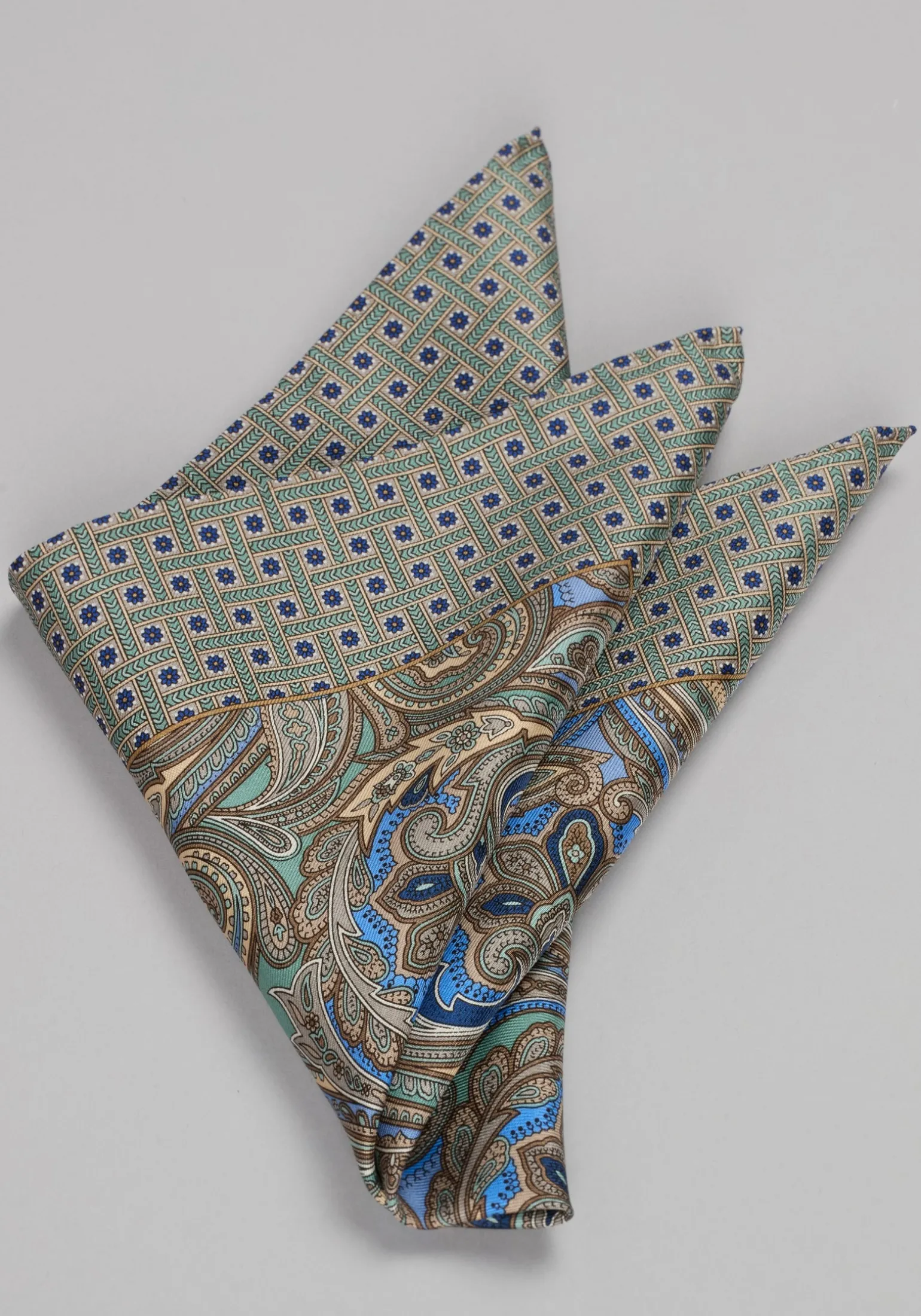 Jos. A. Bank Swirling Paisley Pocket Square