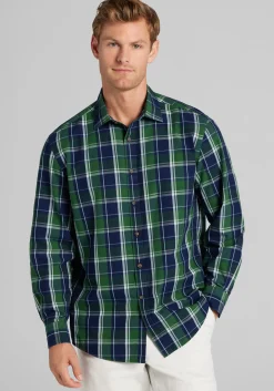 Jos. A. Bank Tailored Fit Check Button Up Shirt