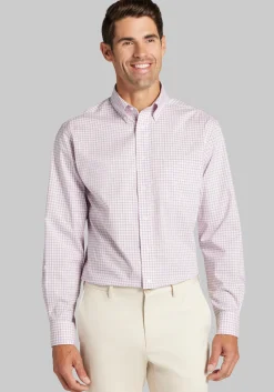 Jos. A. Bank Tailored Fit Check Comfort Stretch Dress Shirt