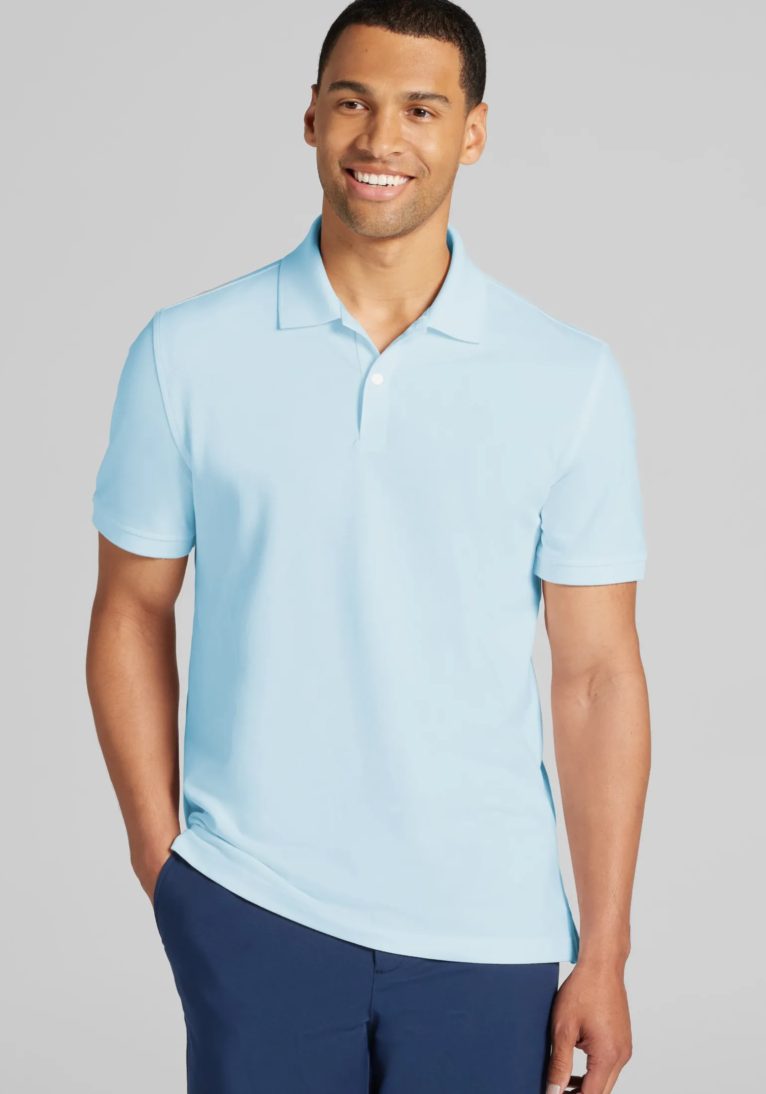 Jos. A. Bank Tailored Fit Comfort Stretch Pique Polo