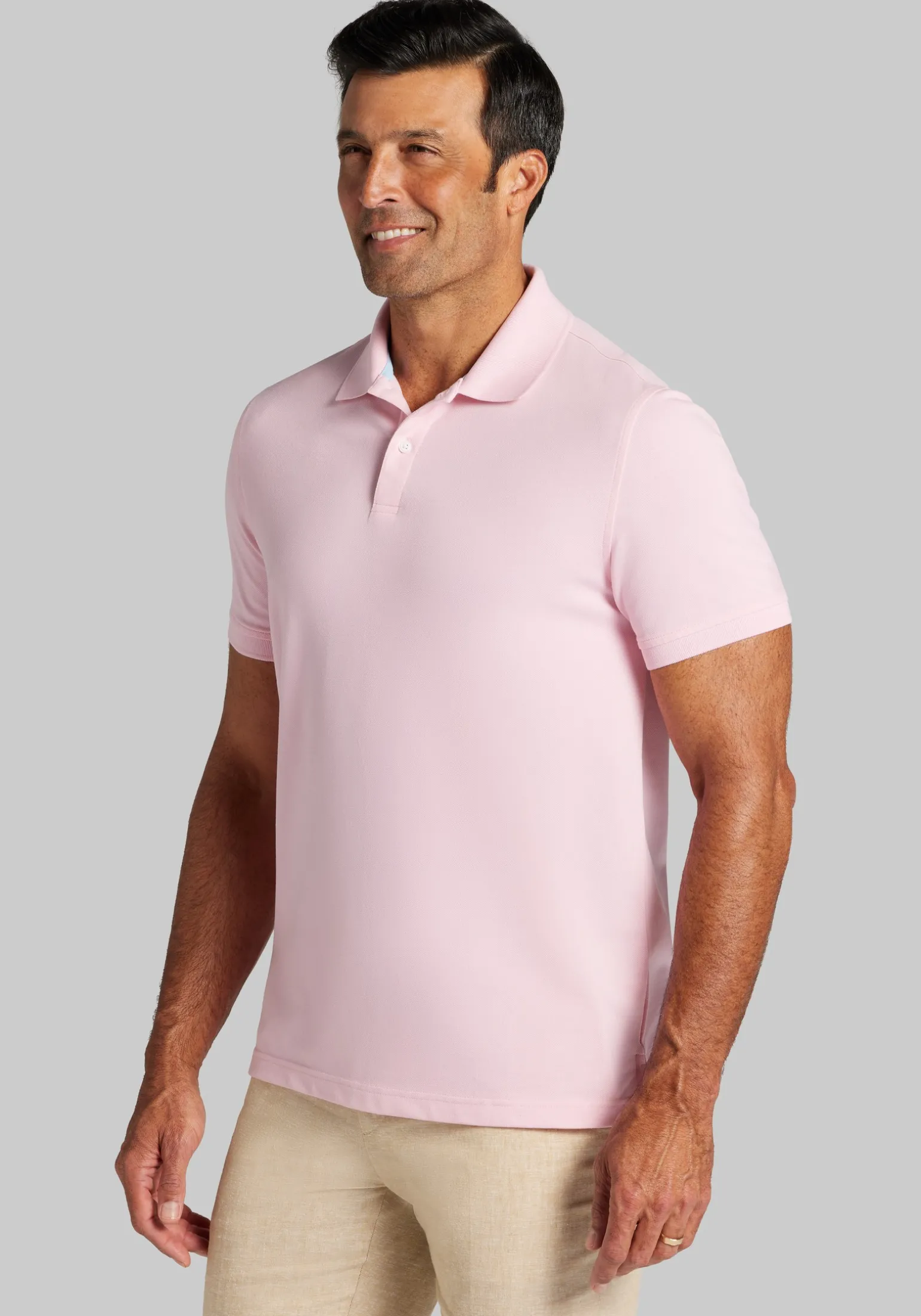 Jos. A. Bank Tailored Fit Comfort Stretch Pique Polo
