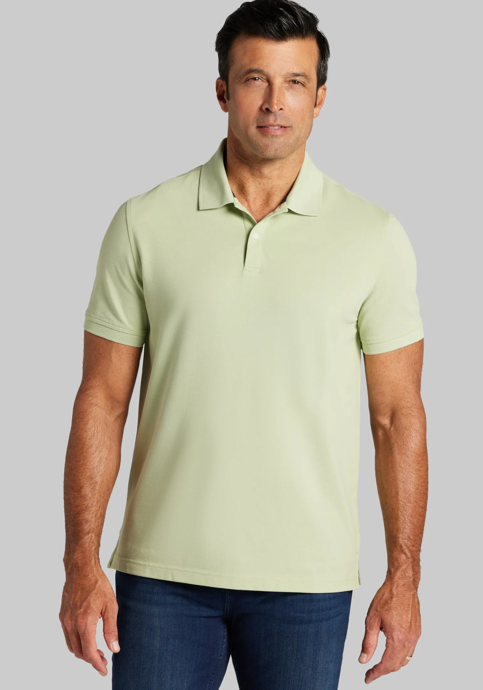 Jos. A. Bank Tailored Fit Comfort Stretch Pique Polo