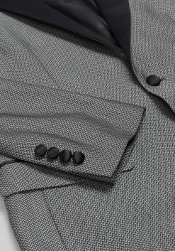 Jos. A. Bank Tailored Fit Herringbone Comfort Stretch Dinner Jacket