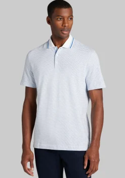 Jos. A. Bank Tailored Fit Jacquard Tipped Polo