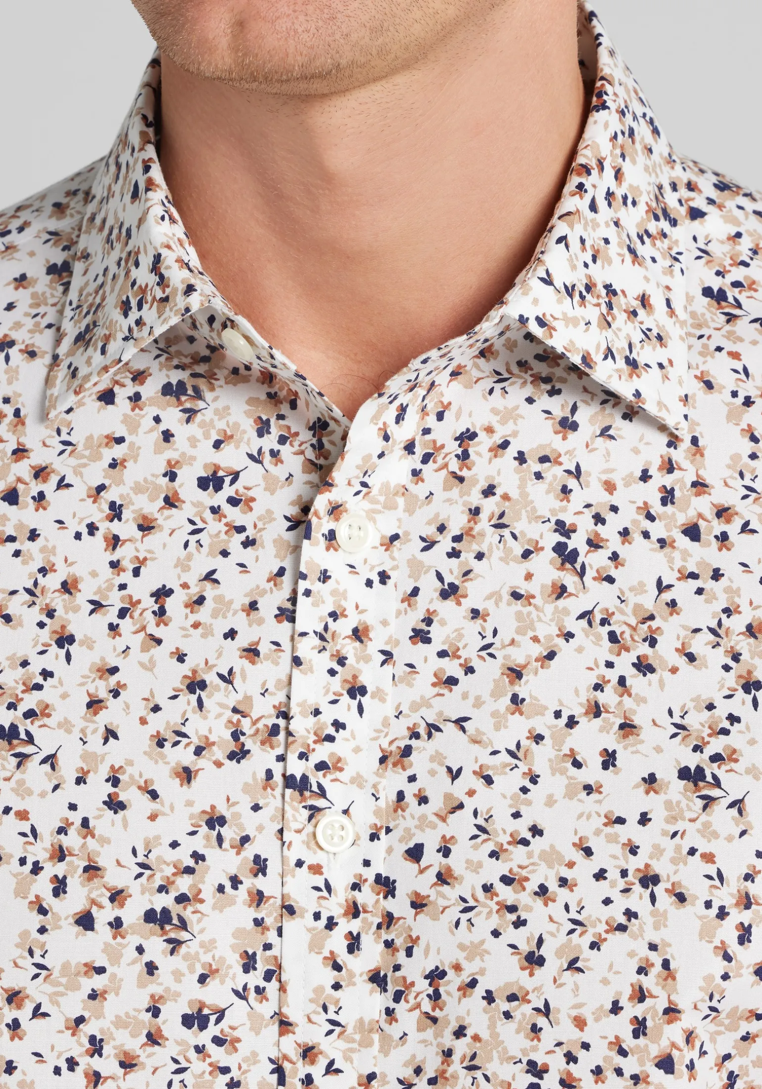 Jos. A. Bank Tailored Fit Liberty Floral Button Up Shirt