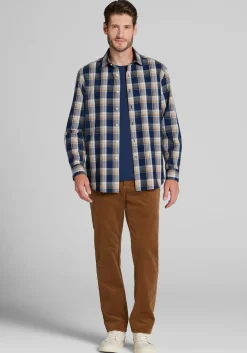 Jos. A. Bank Tailored Fit Medium Check Button Up Shirt