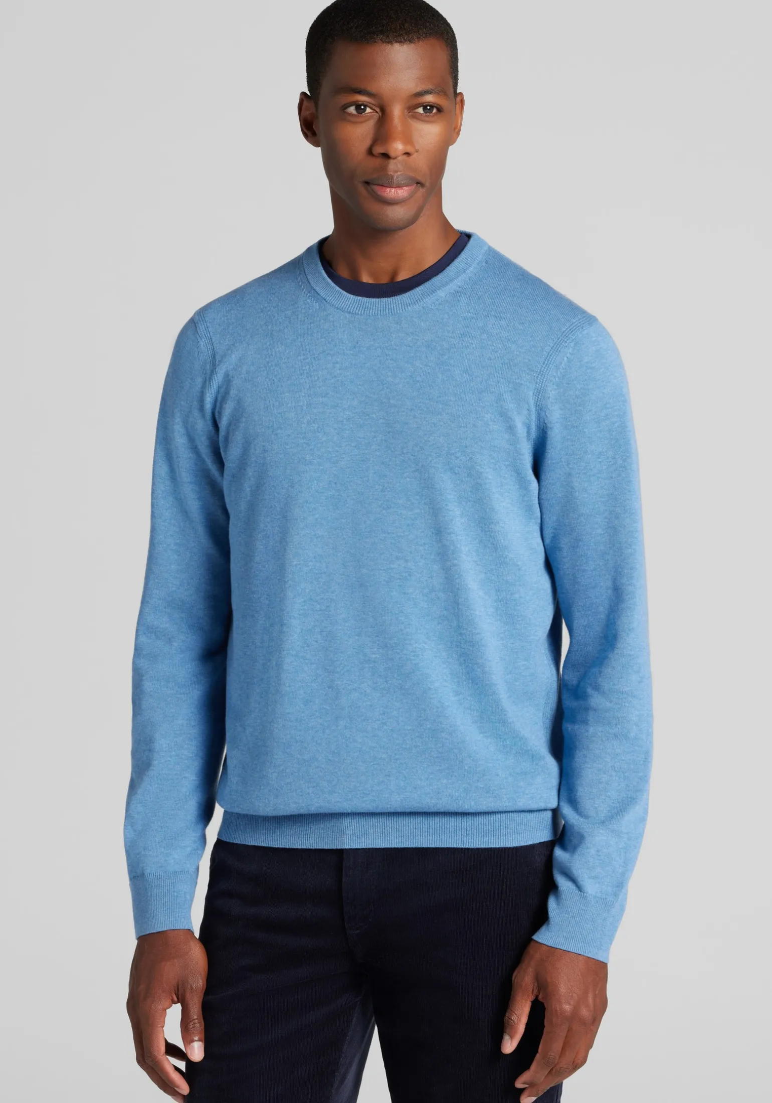 Jos. A. Bank Tailored Fit Pima Cotton Crew Neck Sweater