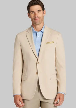 Jos. A. Bank Tailored Fit Plaid Comfort Stretch Plaid Sportcoat - Big & Tall