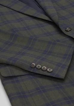 Jos. A. Bank Tailored Fit Plaid Comfort Stretch Sportcoat