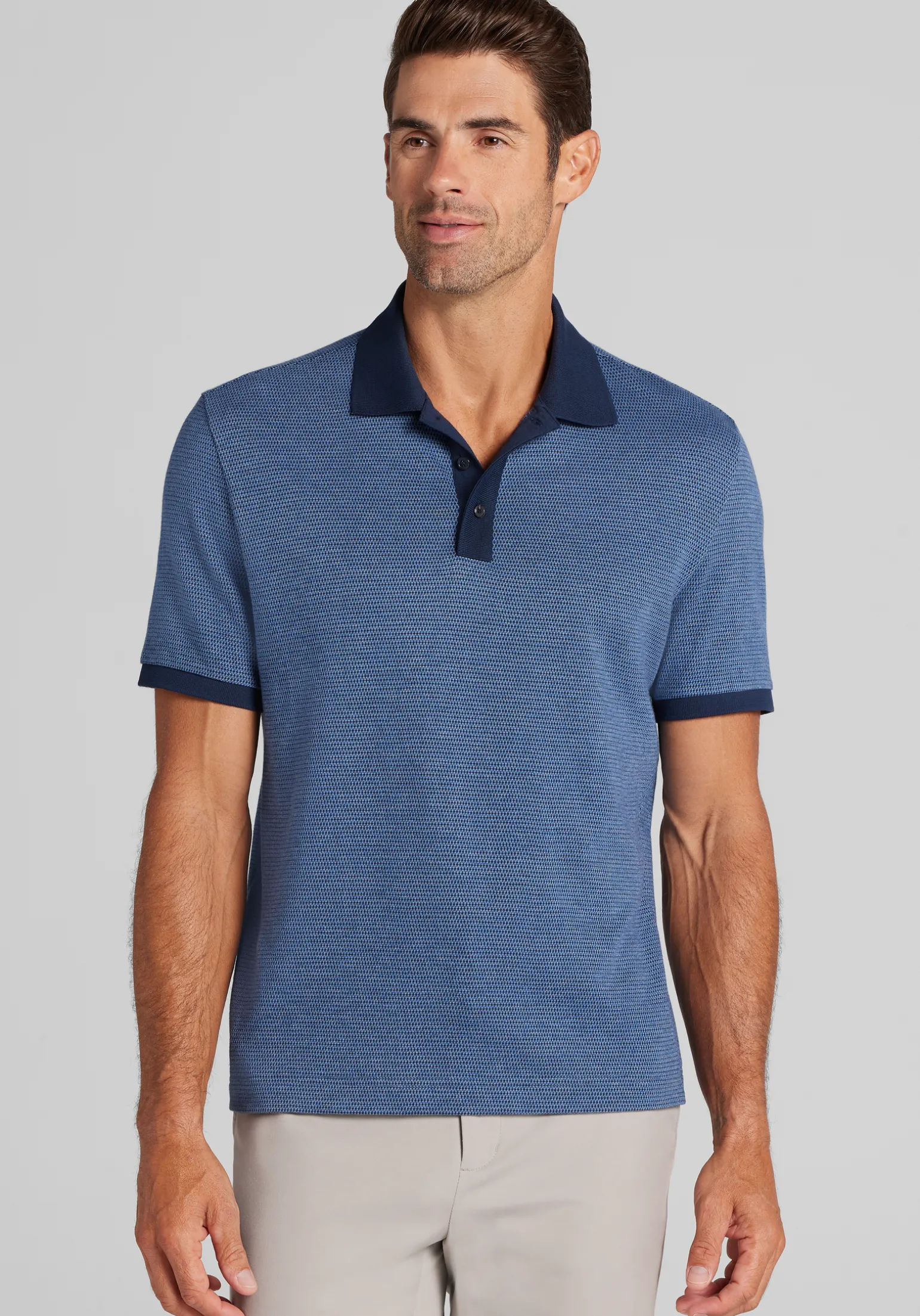 Jos. A. Bank Tailored Fit Short Sleeve Polo