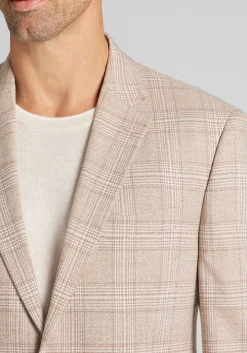 Jos. A. Bank Traditional Fit Comfort Stretch Plaid Sportcoat