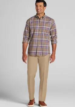 Jos. A. Bank Traditional Fit Large Check Button Up Shirt