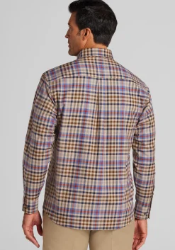 Jos. A. Bank Traditional Fit Large Check Button Up Shirt