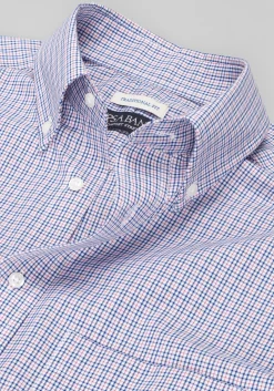 Jos. A. Bank Traditional Fit Mini Plaid Comfort Stretch Dress Shirt