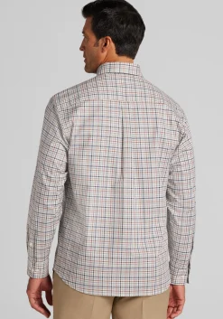 Jos. A. Bank Traditional Fit Plaid Button Up Shirt
