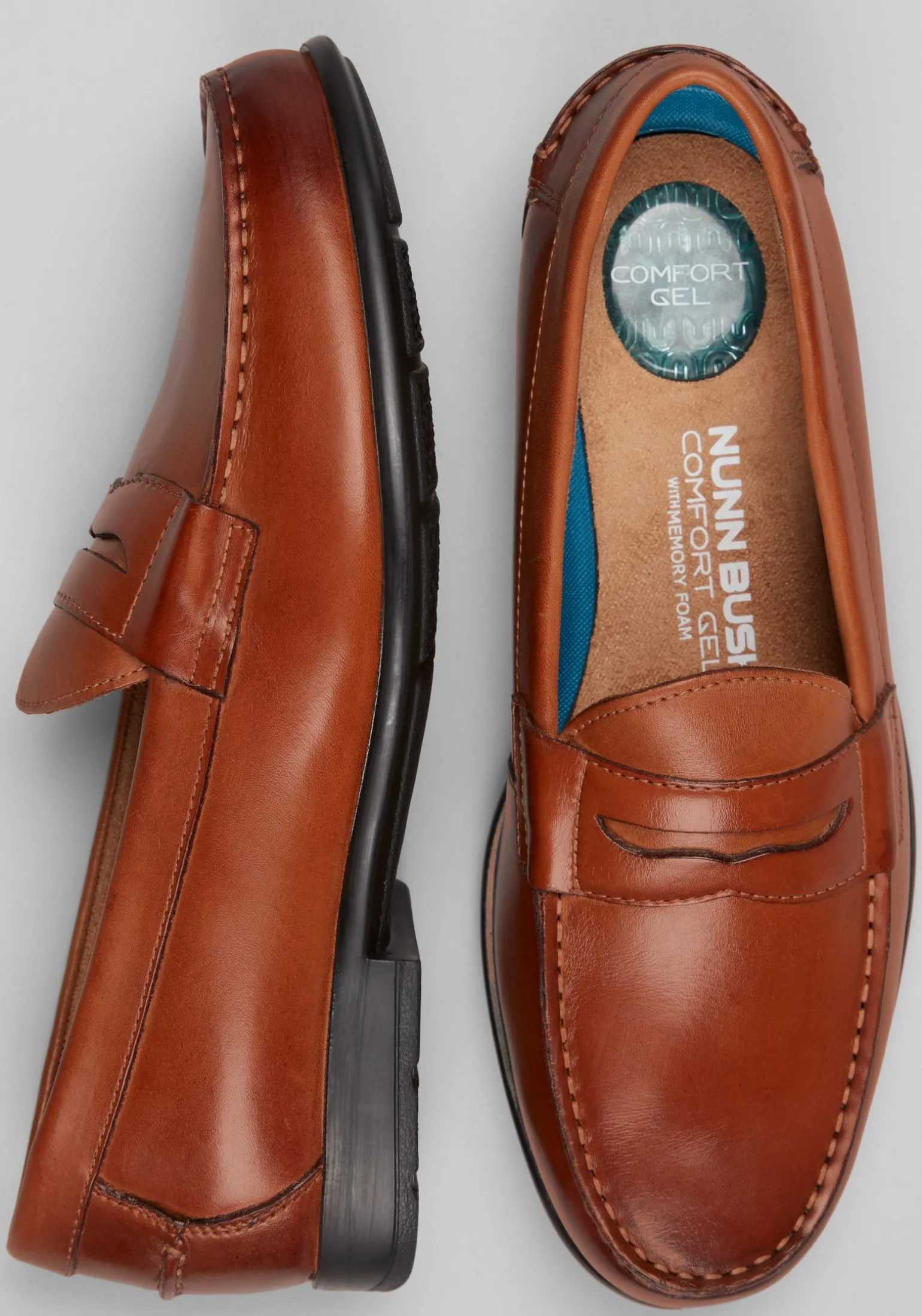 Nunn Bush Drexel Moc Toe Penny Loafers