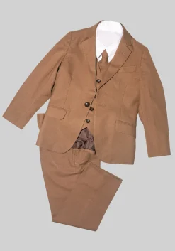 Oasis Linen Blend 5-Piece Toddler Boys Suit