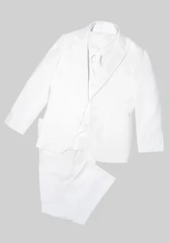 Oasis Linen Blend 5-Piece Toddler Boys Suit