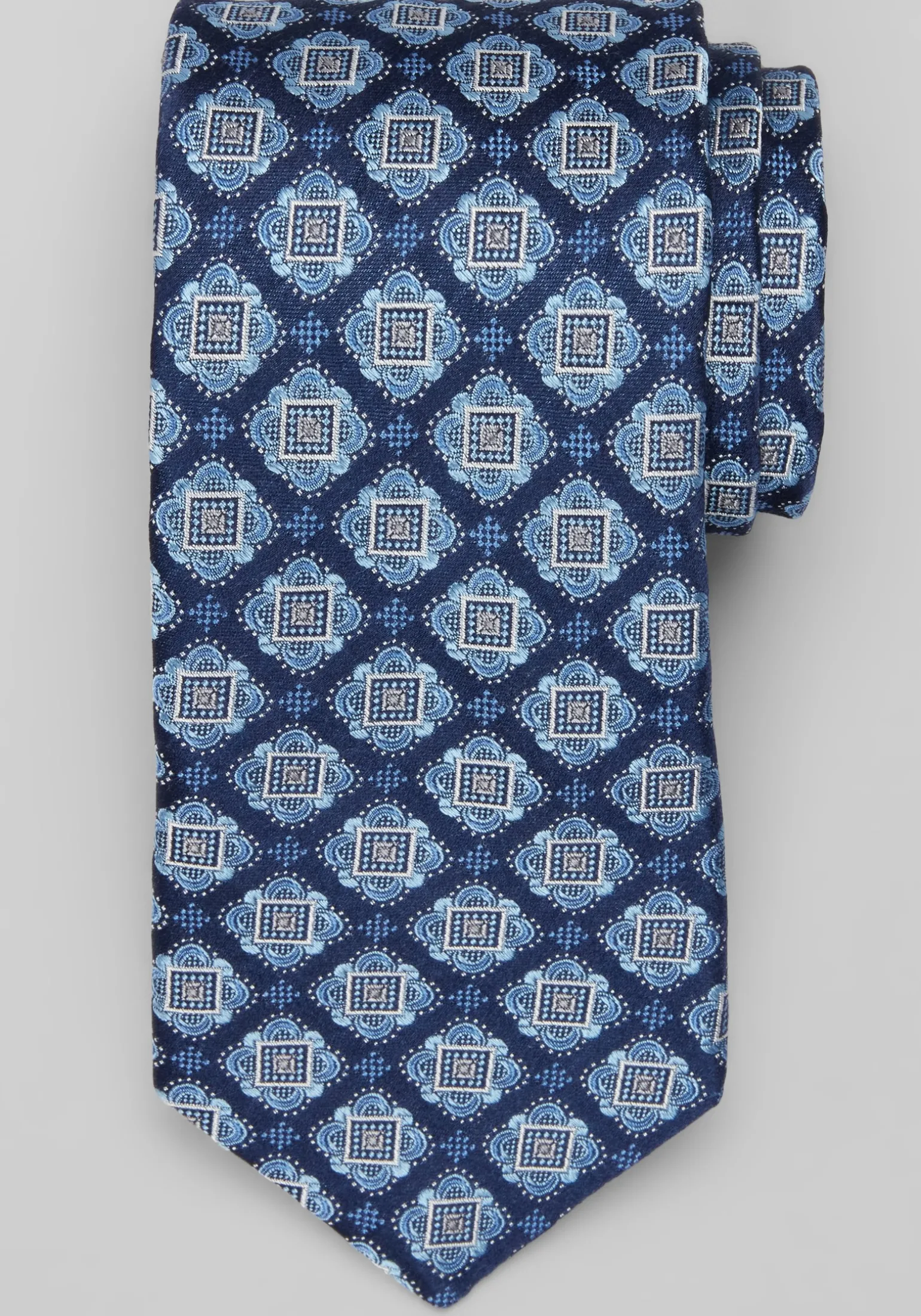 Reserve Collection Octagonal Square Neat Tie - Big & Tall