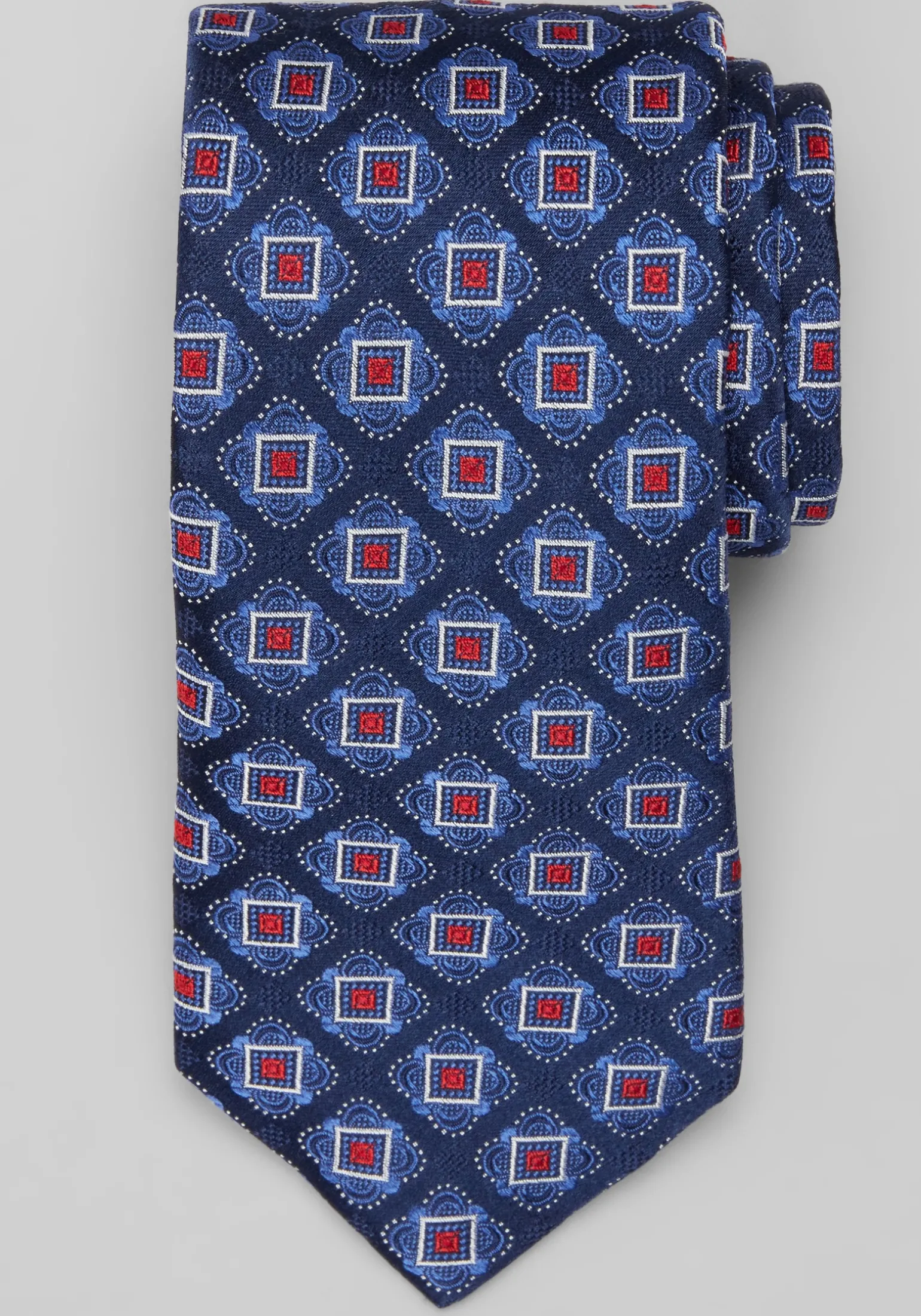 Reserve Collection Octagonal Square Neat Tie - Big & Tall