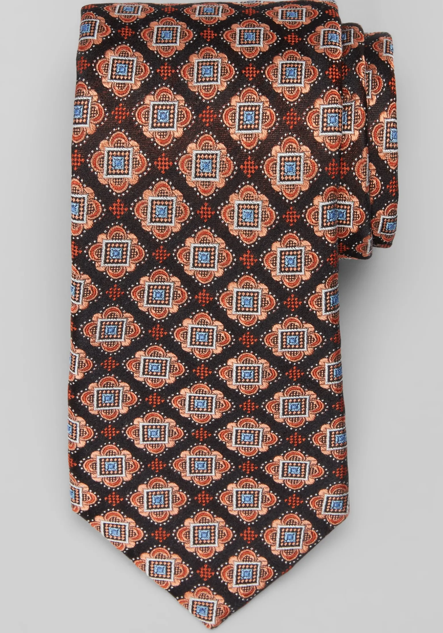 Reserve Collection Octagonal Square Neat Tie - Big & Tall