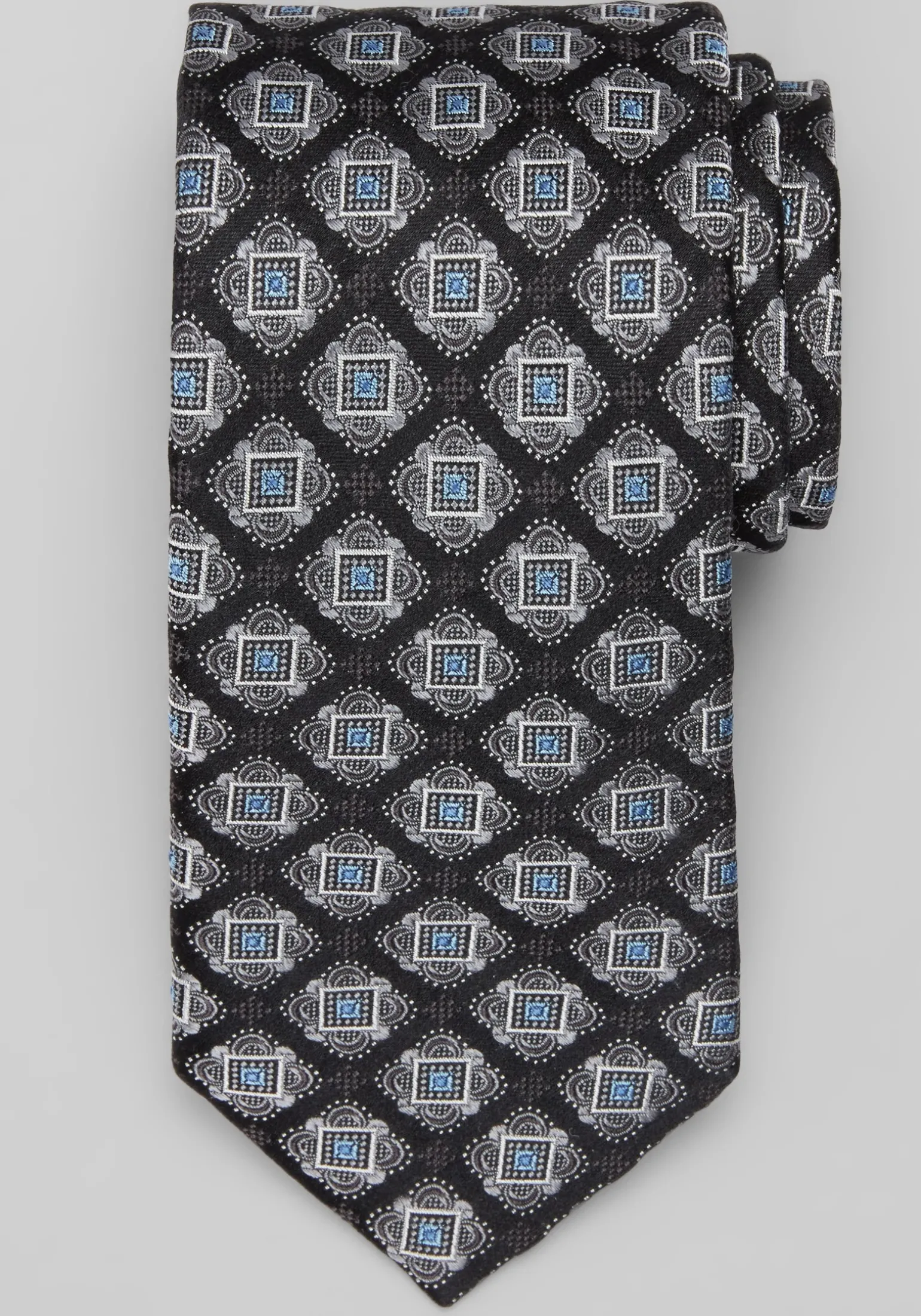 Reserve Collection Octagonal Square Neat Tie - Big & Tall