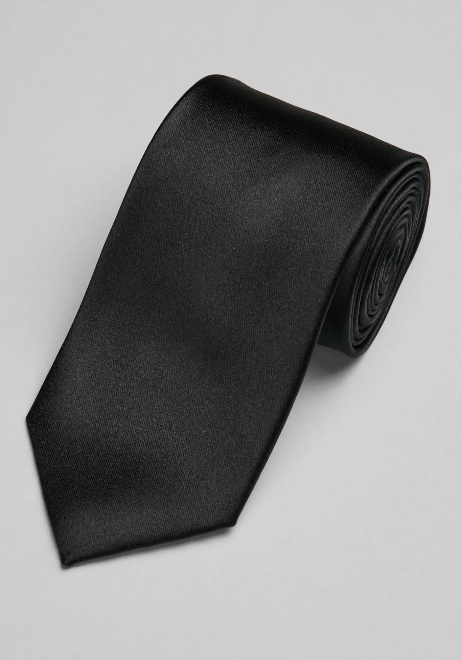 Reserve Collection Satin Weave Solid Tie - Long