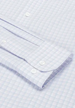 Reserve Collection Slim Fit Spread Collar Plaid Dress Shirt
