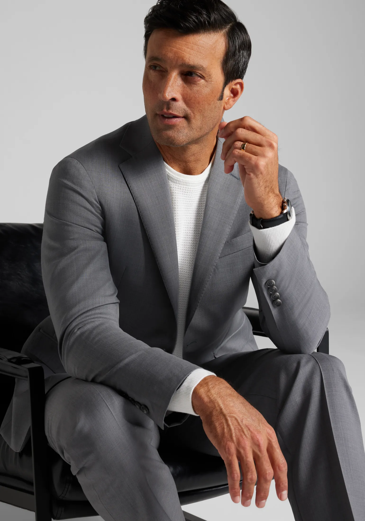 Reserve Collection Tailored Fit 100% Italian Wool Suit Separates Jacket