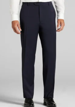 Reserve Collection Tailored Fit Italian Wool Suit Pants - Big & Tall