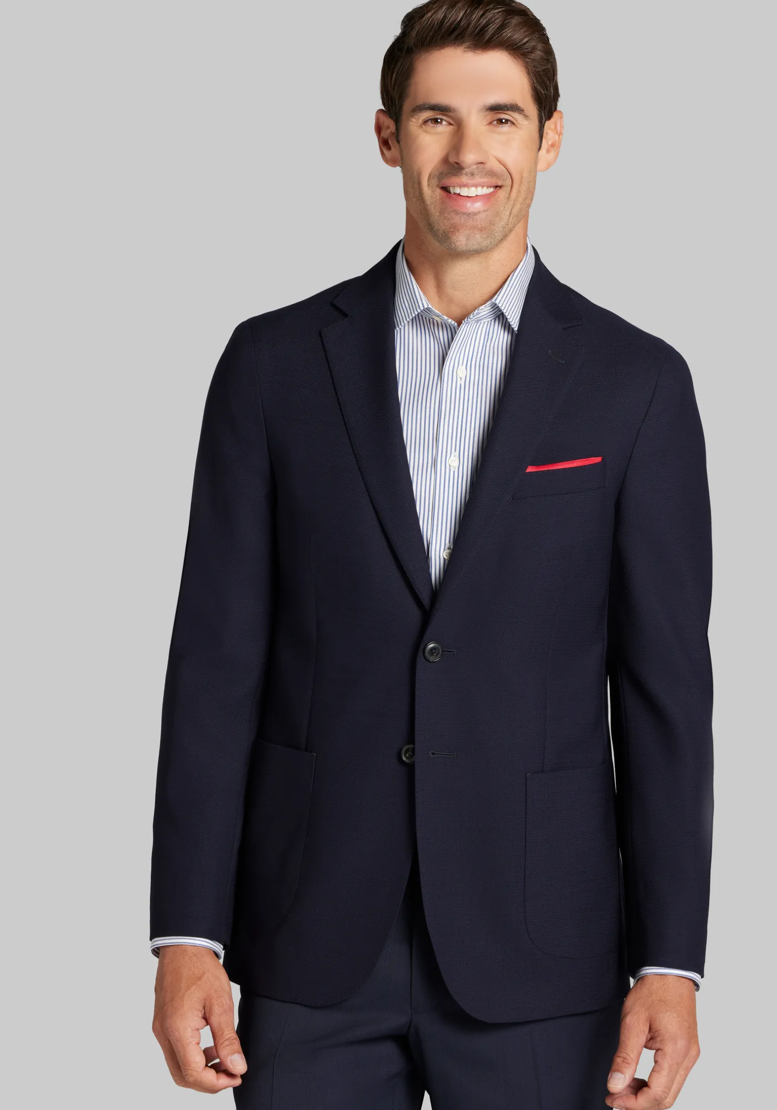 Reserve Collection Tailored Fit Italian Wool Blazer - Big & Tall