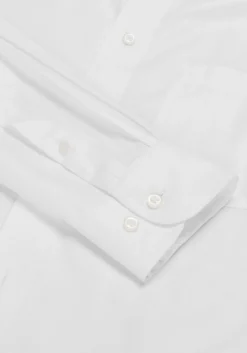 Reserve Collection Tailored Fit Spread Collar Herringbone Dress Shirt