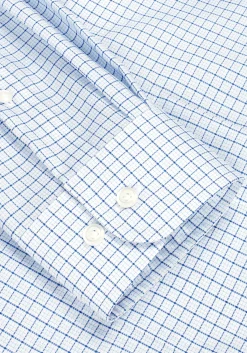 Reserve Collection Tailored Fit Spread Collar Check Dress Shirt