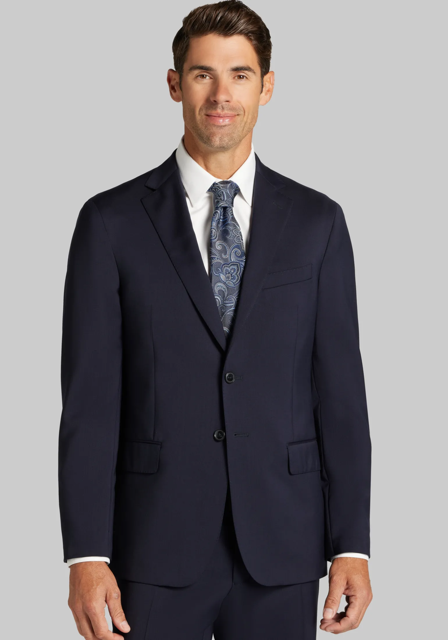 Reserve Collection Tailored Fit 100% Italian Wool Suit Separates Jacket