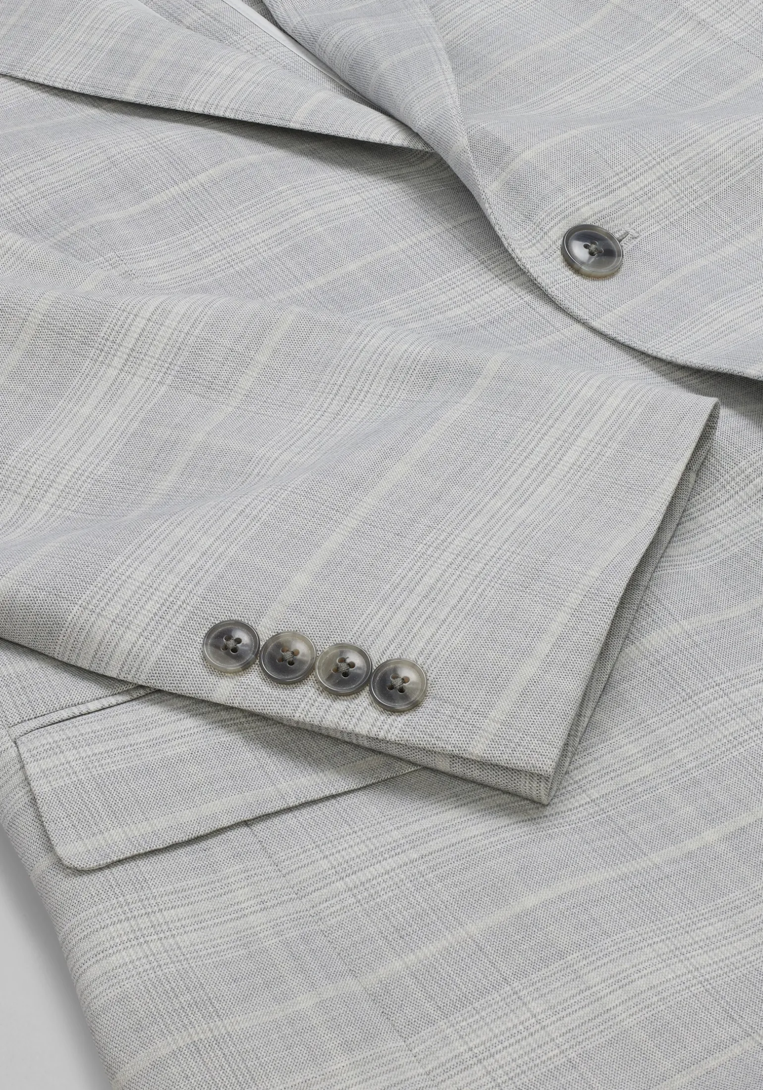 Reserve Collection Tailored Fit Plaid Italian Wool Suit Jacket