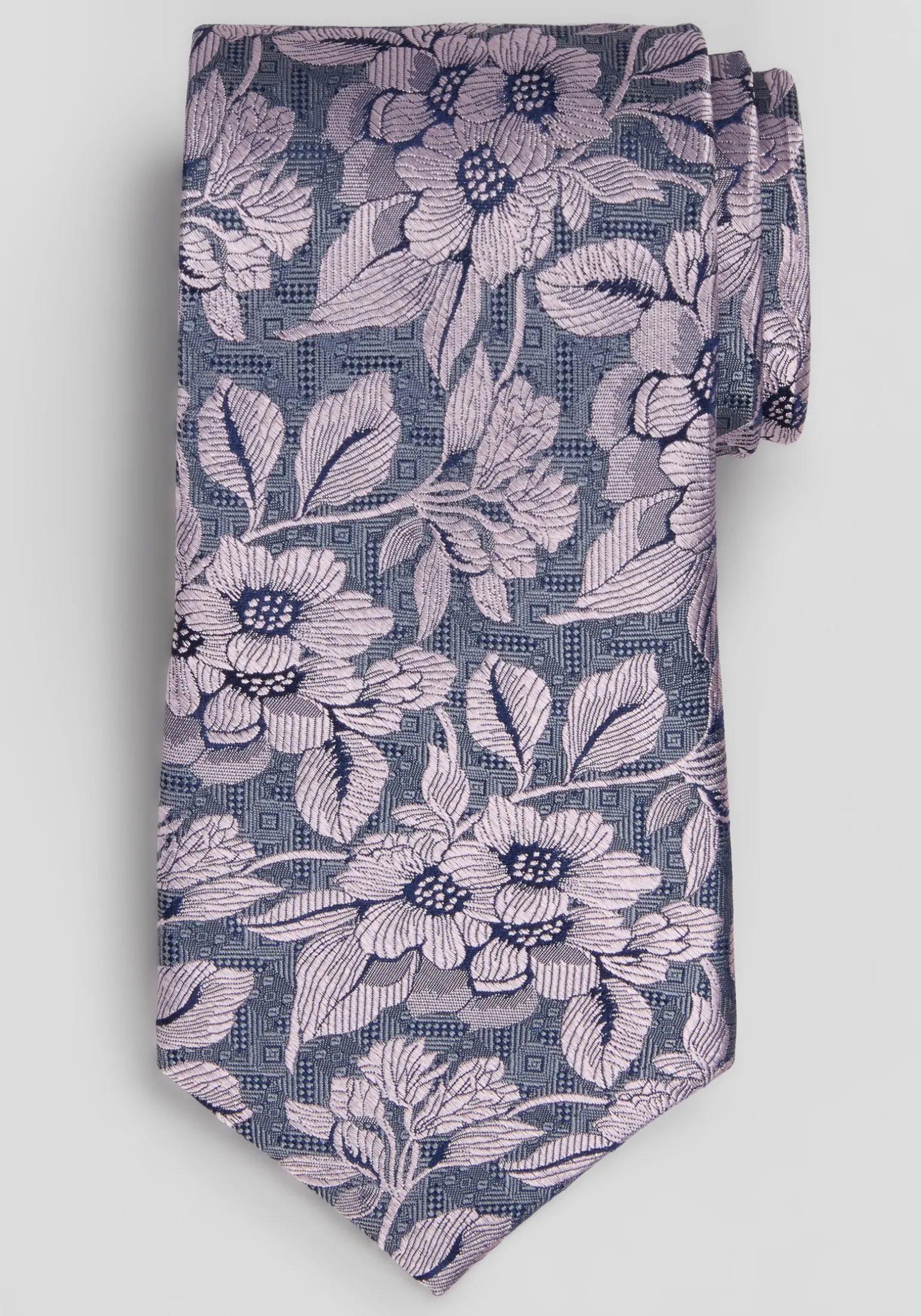 Reserve Collection Textured Floral Tie - Long