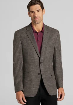Reserve Collection Traditional Fit Crosshatch Sportcoat