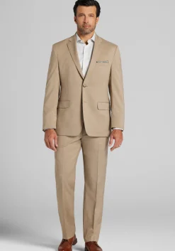 Reserve Collection Traditional Fit Italian Wool Suit Jacket - Big & Tall
